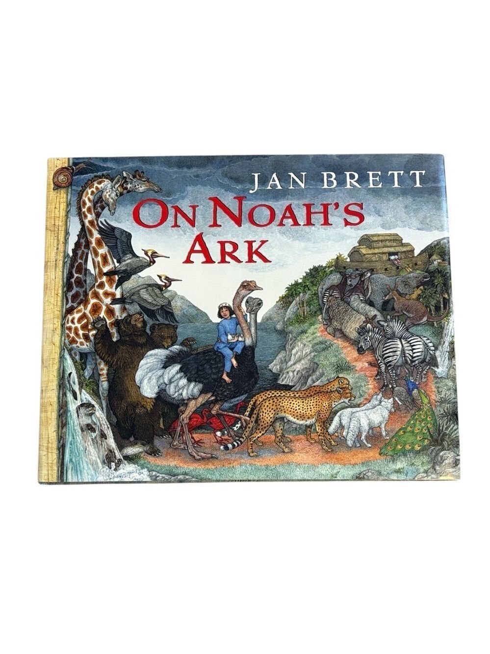 On Noah's Ark Book by Jan Brett Hardcover